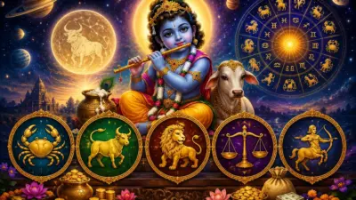 Krishnashtami Lucky Rasis: కృష్ణాష్టమి నుంచి ఈ 5 రాశుల దశ తిరగనుంది.. ఊహించని లాభాలు!