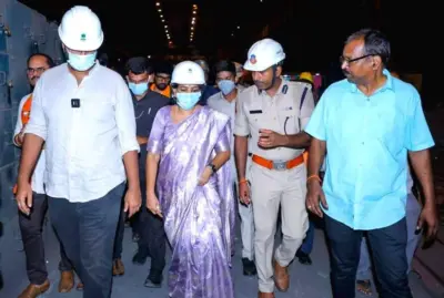 విశాఖ స్టీల్ప్లాంట్ ప్రమాద స్థలాన్ని పరిశీలించిన హోంమంత్రి