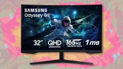 The 32-inch curved Samsung G55C gaming monitor is $130 off at Amazon — buy now for $190