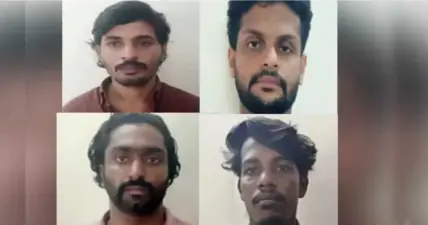 മൂന്നു മലയാളികള് അടക്കം അന്തര്സംസ്ഥാന വാഹന മോഷണസംഘത്തിലെ നാല് പേര് പിടിയില്