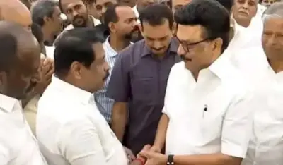 மு.க.ஸ்டாலினும் நயினார் நாகேந்திரனும் திடீர் சந்திப்பு - ஆலங்குளம் எம்.எல்.ஏ திருமண விழாவில் சுவாரஸ்யம்!