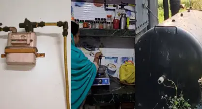 UP : LPG संकट के बीच गोबर गैस से चल रही रसोई, 3 किलोमीटर में फैला सप्लाई नेटवर्क