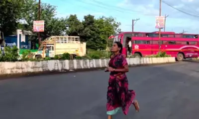 Video: చీరకట్టులో, చెప్పులు లేకుండా పరుగు.. కూతుళ్ల చదువు కోసం మారథాన్ గెలిచిన తల్లి!