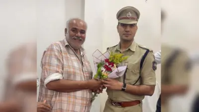 જસદણના પાલિકાના સભ્ય ગભરુભાઈ ધાધલની જિલ્લા ભાજપ પોલીસવડા સાથે મુલાકાત