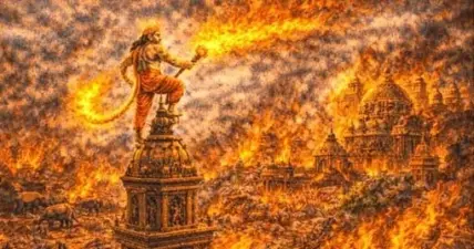 ചിത്രരാമായണം 22: ലങ്കാദഹനം