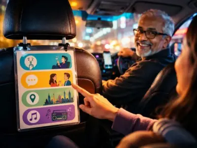 Tired of small talk? This Uber driver's viral ride menu idea is winning hearts - here's how the options looks like