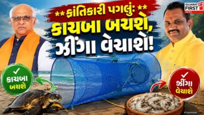Gandhinagar NEWS : ગુજરાતની 'બ્લુ ઇકોનોમી'ને આંતરરાષ્ટ્રીય સ્તરે ચમકાવવા ટર્ટલ એક્સક્લુડર ડિવાઇસનો પ્રારંભ.