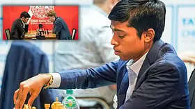 "சரிவிலிருந்து சிகரத்துக்கு... Grand Chess Tour வென்ற முதல் இந்தியர்" வரலாறு படைத்த பிரக்ஞானந்தா!