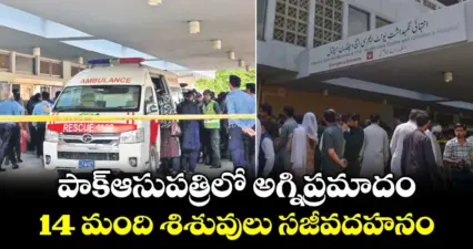 పాక్ఆసుపత్రిలో అగ్నిప్రమాదం.. 14 మంది శిశువులు సజీవదహనం
