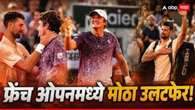 Novak Djokovic French Open : फ्रेंच ओपनमध्ये आजवरचा मोठा उलटफेर! 24 वेळचा ग्रँडस्लॅम विजेता नोव्हाक जोकोविच 19 वर्षीय टेनिसपटूकडून पराभूत, नेमकं काय घडलं?
