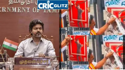தமிழக முதல்வர் விஜய் போஸ்டர்கள் கிழிப்பு, ஜனநாயகன் படக்காட்சிகள் தியேட்டர்களில் ரத்து - கர்நாடகாவில் வலுக்கும் எதிர்ப்பால் தவெகவினர் அப்செட்!