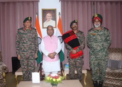 Eastern Army Commander reviews security, border infrastructure in Nagaland