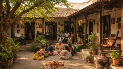 मामा का गाँव और मेरा बचपन-गृहलक्ष्मी की लघु कहानी