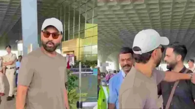 అభిమానిని తోసేసిన సెక్యూరిటీ.. రోహిత్ శర్మ ఏం చేశాడంటే?