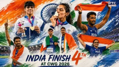 Commonwealth Games 2026: India finish fourth with 39 medals; Australia dominate with 171 tally
