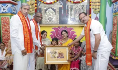 మల్లన్నను దర్శించుకున్న తెలంగాణ ముఖ్యమంత్రి సతీమణి