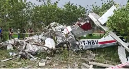 Kanpur: Two pilots killed as training aircraft crashes in field in UP