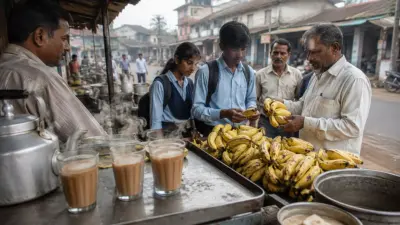 जव्हार : चहा महागला, केळीला पसंती