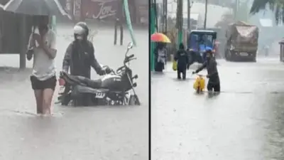 Surat Rain Photos: ડાયમંડ સિટી સુરતમાં મેઘતાંડવ, વરાછા અને સિટીલાઈટ સહિતના કેટલાય વિસ્તારો બેટમાં ફેરવાયા