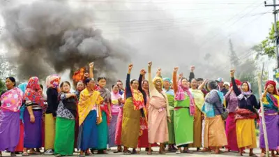 મણિપુરમાં ફરી હિંસા ફાટી નીકળી