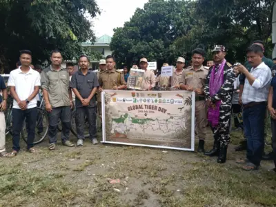 community-led conservation marks International Tiger Day in Manas Landscape