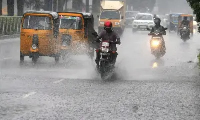 నేడు పలు జిల్లాలలో వర్ష హెచ్చరిక
