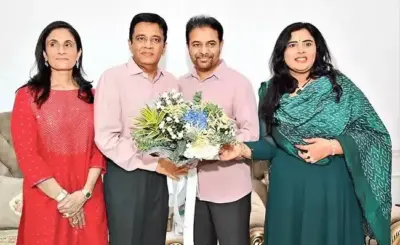 కావ్య మారన్ వివాహ వేడుకకు కేటీఆర్కు ఆహ్వాన పత్రిక