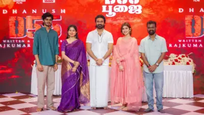 பூஜையுடன் தொடங்கியது தனுஷ் 55 படத்தின் படப்பிடிப்பு - வைரலாகும் புகைப்படங்கள்