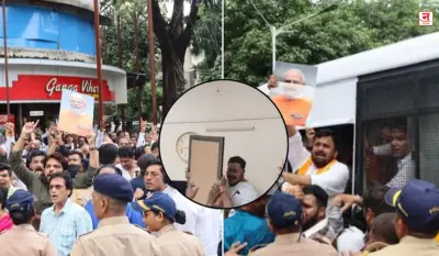 Mumbai : माहिममध्ये भाजप-मनसेत राडा; भाजप युवा मोर्चाचा शिवतीर्थावर धडक देण्याचा प्रयत्न