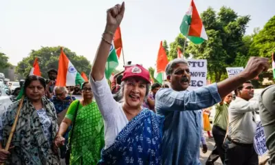 SIRకి వ్యతిరేకంగా ఢిల్లీలో ఆందోళనకారుల నిరసన ప్రదర్శన