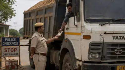 बालू खनन में चल रही थी रिश्वतखोरी, रंगे हाथ पकड़ा गया थाने का सरकारी ड्राइवर