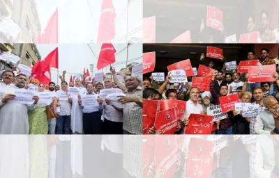 NC protests for Statehood across J&K