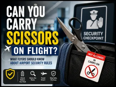 Can You Carry Scissors on Flight? What Flyers Should Know About Airport Security Rules