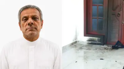 കോഴിക്കോട് ഡിസിസി സെക്രട്ടറി സുധീര് കുമാറിന്റെ വീട്ടില് തീ കൊളുത്തിയ വയോധികൻ മരിച്ചു
