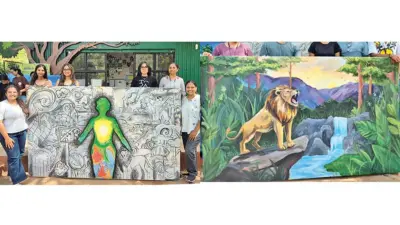 GEER Foundation organises 'green' live painting event