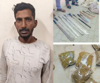 ಬೆಂಗಳೂರಿನಲ್ಲಿ ಭಾರೀ ಡ್ರಗ್ ಜಾಲ ಪತ್ತೆ: ಪೆಡ್ಲರ್ ಮನೆಯಲ್ಲಿ 7 ಲಾಂಗು, 230 ಮೊಬೈಲ್ ಜಪ್ತಿ