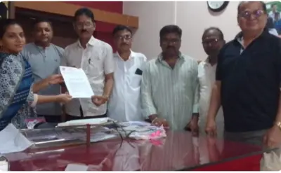 रत्नागिरी : राष्ट्रीय महामार्गाच्या दुरवस्थेबाबत लांजा उबाठाचे निवेदन