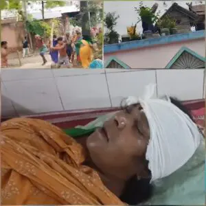 বিজেপিকে ভোট দেওয়ার আক্রোশে বিজেপির কর্মীর বাড়িতে চড়াও হয়ে বেধড়ক মার, হাসুয়ার কোপ স্বামী স্ত্রীকে, অভিযোগের তীর তৃণমূলের দিকে ।
