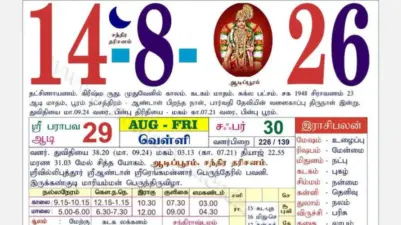 இன்றைய ராசி பலன்கள் - (14-08-2026 வெள்ளி கிழமை)