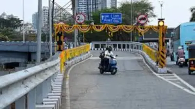 दीड वर्षानंतर वाशी-तुर्भे लिंक रस्त्यावरील उड्डाणपुलाची दुरुस्ती पूर्ण !