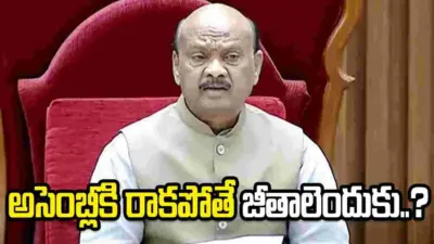అసెంబ్లీకి రాని ఎమ్మెల్యేలకు జీతాలెందుకు?: స్పీకర్ అయ్యన్నపాత్రుడు..