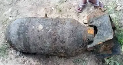 ସୁବର୍ଣ୍ଣରେଖା ନଦୀରୁ ୨ୟ ବିଶ୍ୱଯୁଦ୍ଧ ଅମଳର ବୋମା ଠାବ