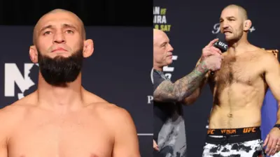 Sean Strickland Makes Weight Miss Accusation Towards Khamzat Chimaev in Expletive-Filled Rant
