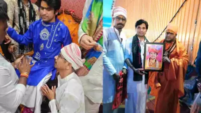 प्रतापगढ़ के आनंद कुमावत ने बागेश्वर धाम पहुंचकर धीरेन्द्र शास्त्री से लिया आशीर्वाद