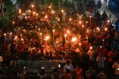 శ్రీరాముడిని అవమానించారని బంగ్లాదేశ్ హిందువుల నిరసన