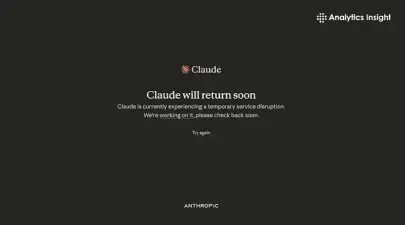 Anthropic's Claude AI Chatbot Faces Outage, Users Unable to Access Service