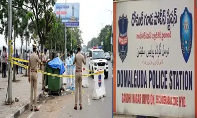 లోయర్ ట్యాంక్ బండ్ వద్ద చెత్తకుండీలో సగం కాలిన శవం కలకలం