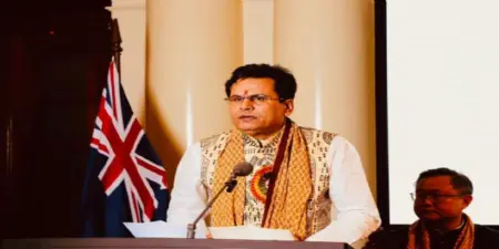 Vasudhaiva Kutumbakam, India's vision and ideology, offers solution to global issues: Rakesh Kr Shukla in Oz