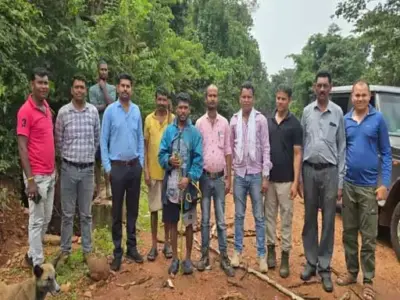 गोह का शिकार कर पैर काटने का वीडियो वायरल, 3 शिकारी गिरफ्तार