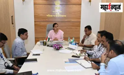 आरावी व श्रीवर्धन बीच विकासकामांचा महिला व बालविकास मंत्री आदिती तटकरे यांनी घेतला आढावा